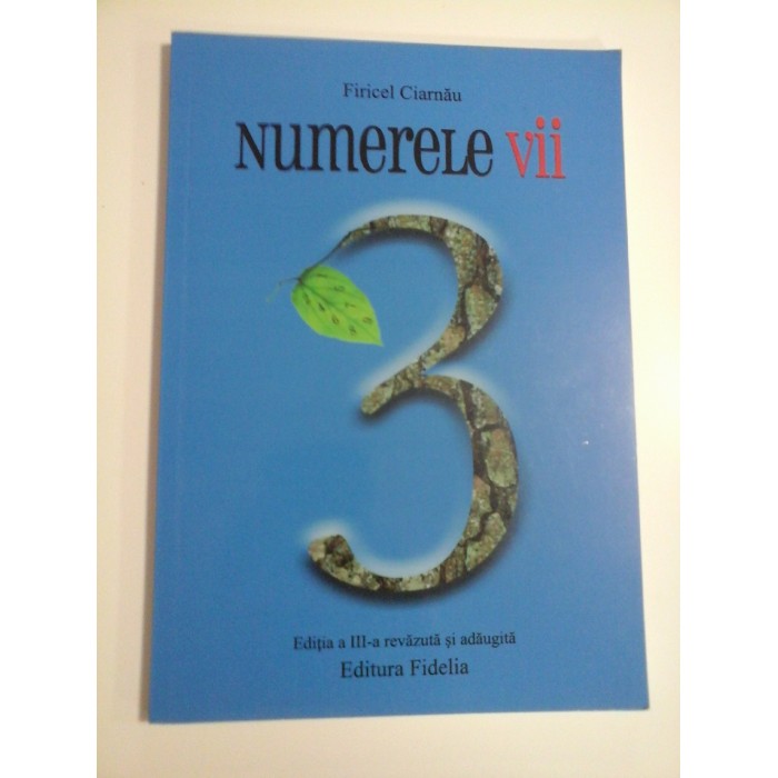 NUMERELE VII - FIRICEL CIARNAU